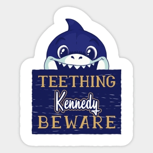 Kennedy - Funny Kids Shark - Personalized Gift Idea - Bambini Sticker